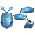plaatwerkkit Zip-2000 licht blauw